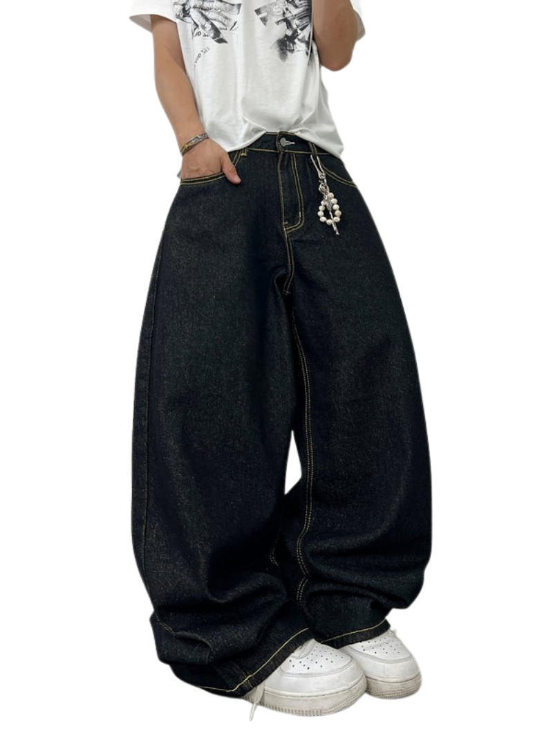 "WINGS" BAGGY JEANS