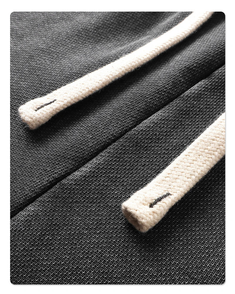 "WASHED AND DISTRESSED" BAGGY SWEATPANTS