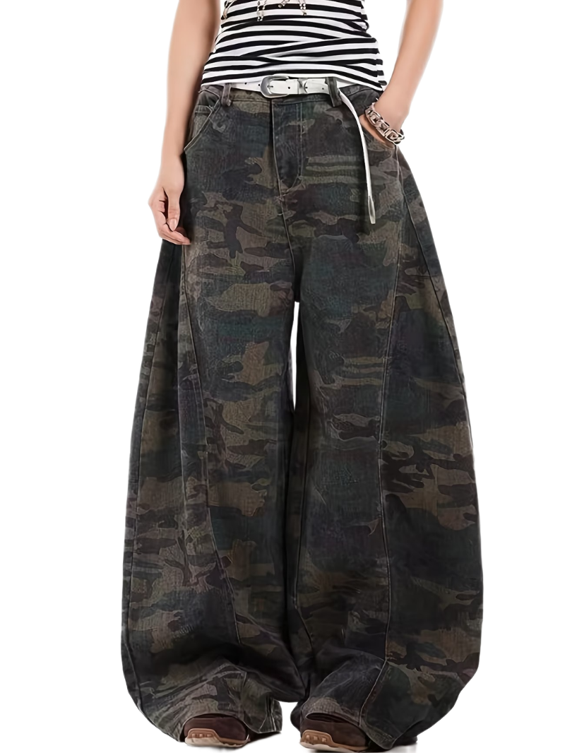 "CAMO V2" BAGGY JEANS