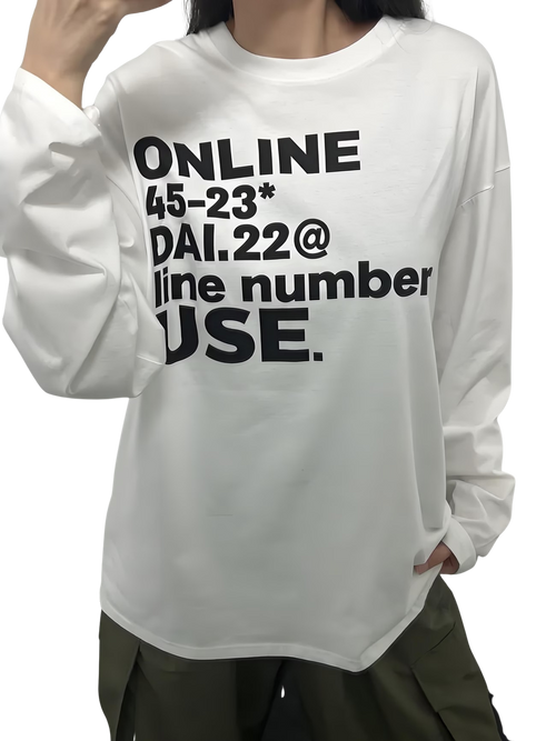 "ONLINE" LONGSLEEVE