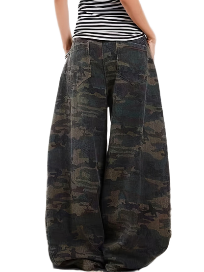 "CAMO V2" BAGGY JEANS