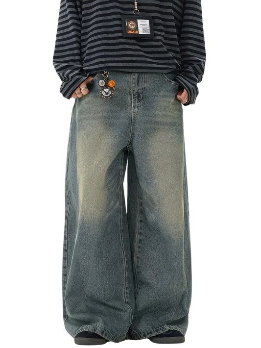 "BASIC" BAGGY JEANS