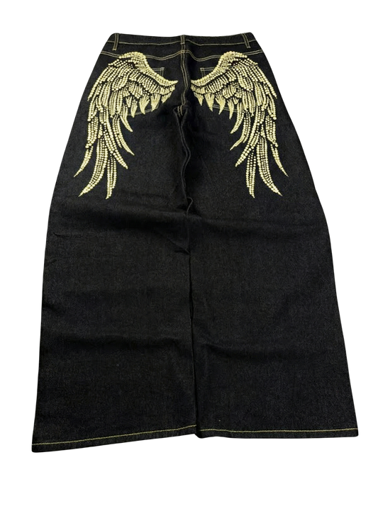 "WINGS" BAGGY JEANS