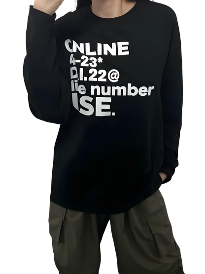 "ONLINE" LONGSLEEVE