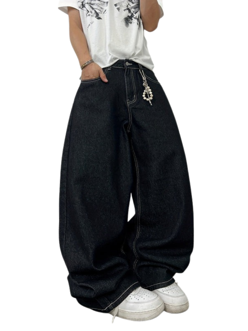 "WINGS" BAGGY JEANS