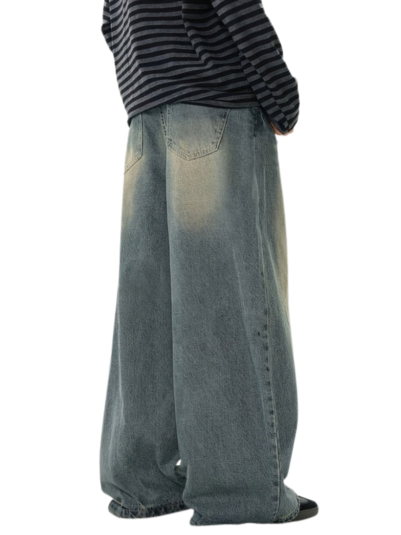 "BASIC" BAGGY JEANS