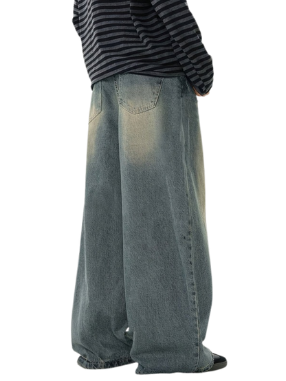 "BASIC" BAGGY JEANS