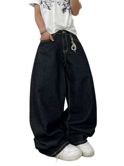 "WINGS" BAGGY JEANS