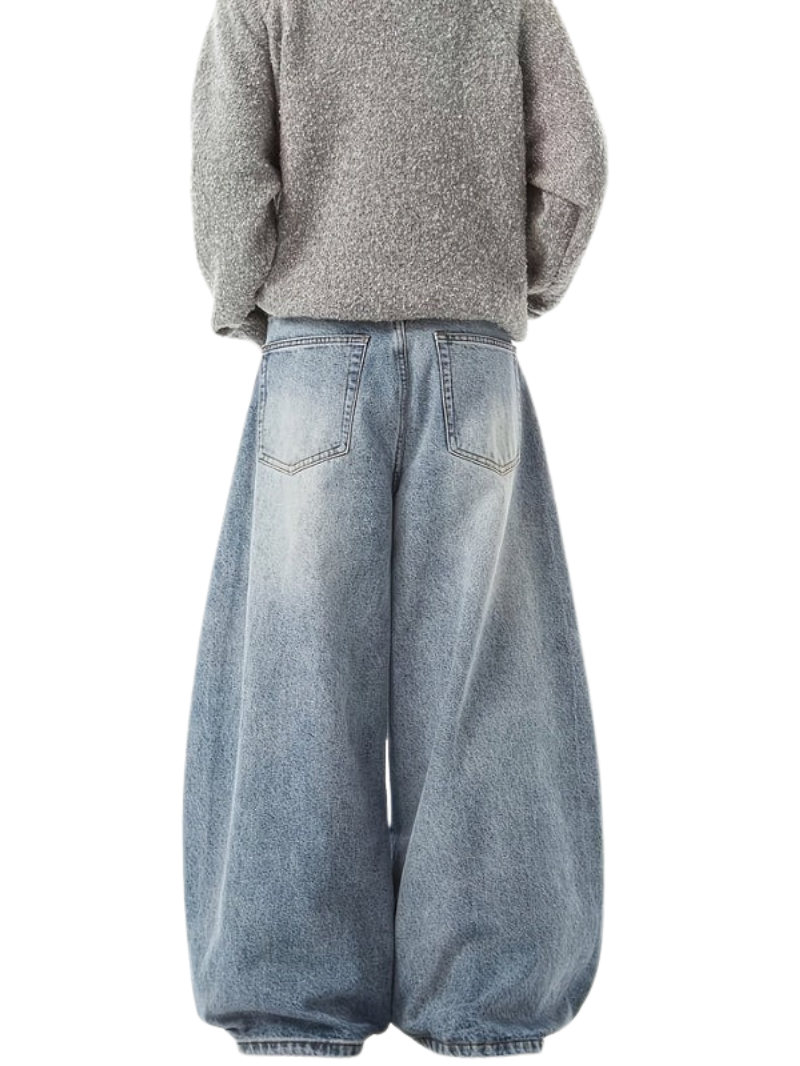 "BASIC" BAGGY JEANS