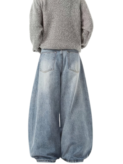 "BASIC" BAGGY JEANS