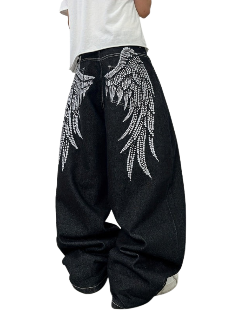 "WINGS" BAGGY JEANS