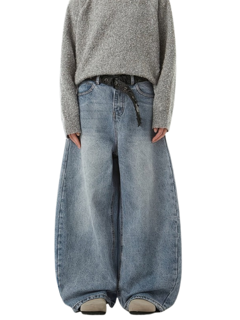 "BASIC" BAGGY JEANS