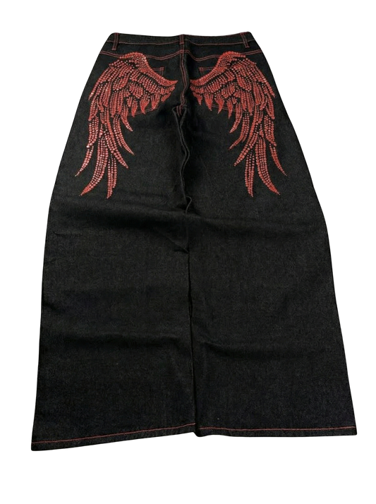 "WINGS" BAGGY JEANS
