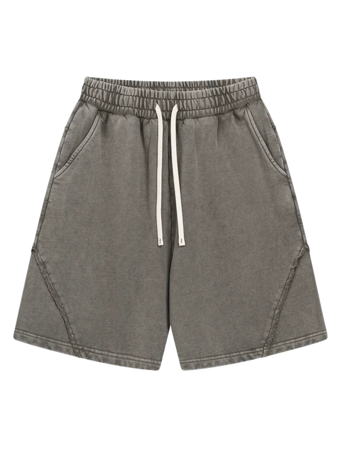 "WASHED AND DISTRESSED" LOOSE SHORTS