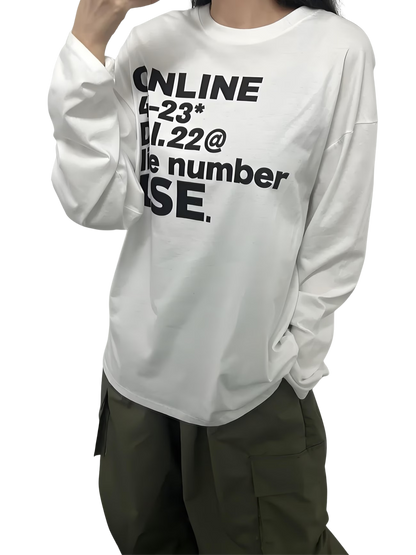 "ONLINE" LONGSLEEVE