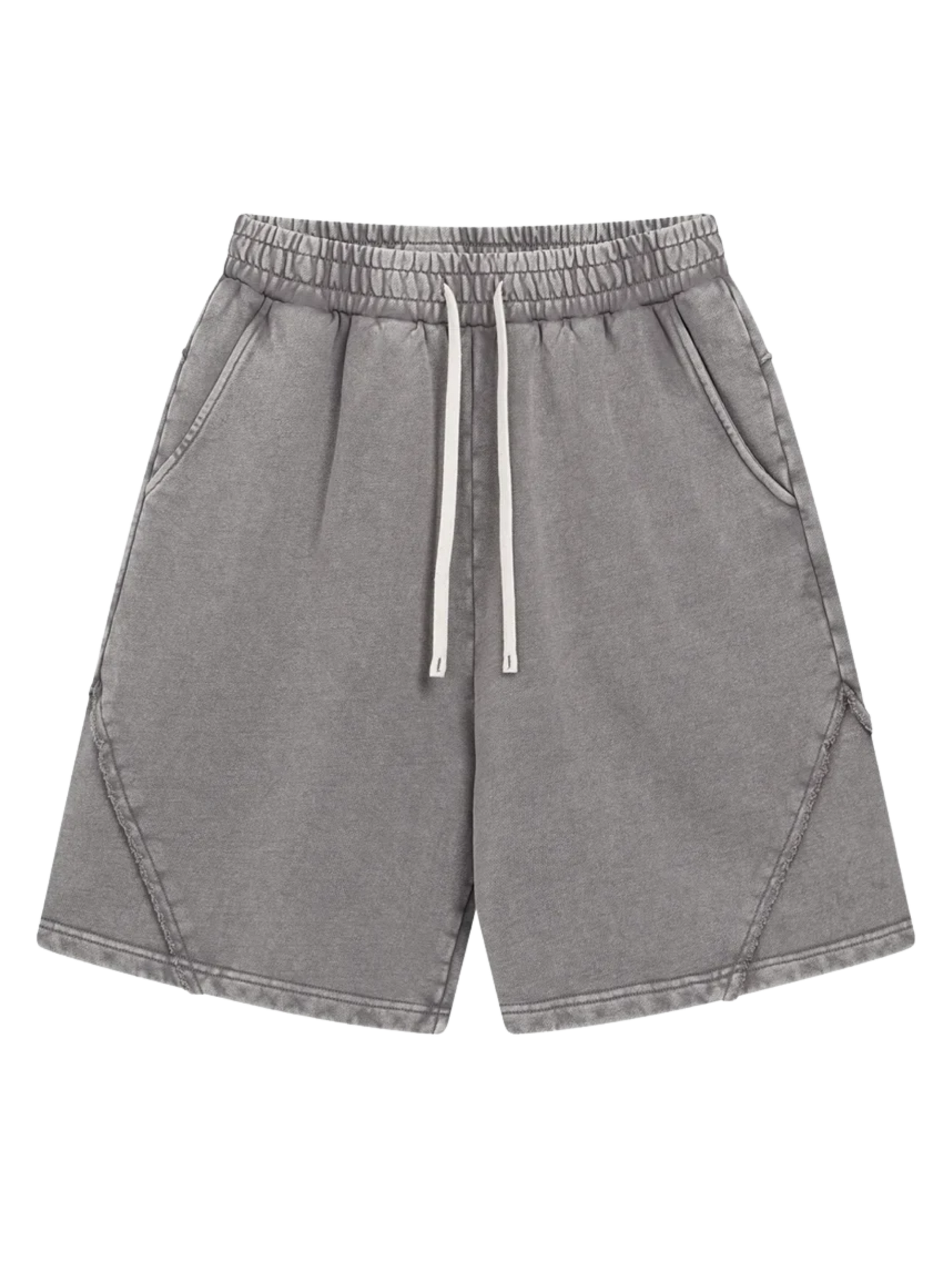 "WASHED AND DISTRESSED" LOOSE SHORTS