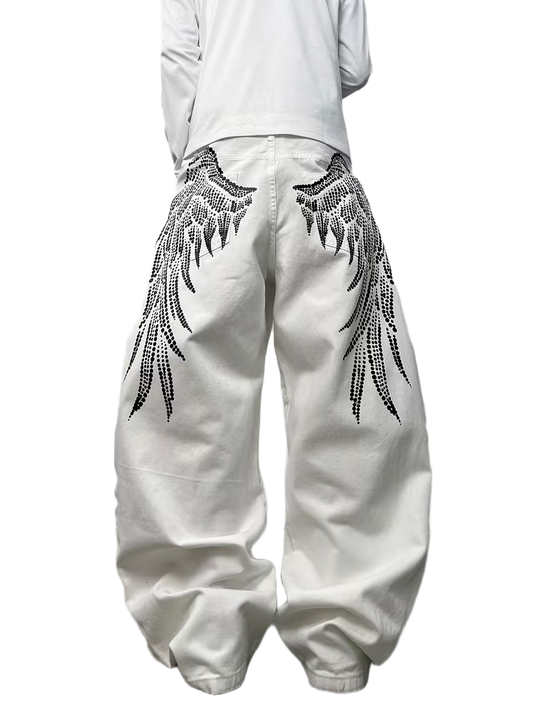 "WINGS" BAGGY JEANS