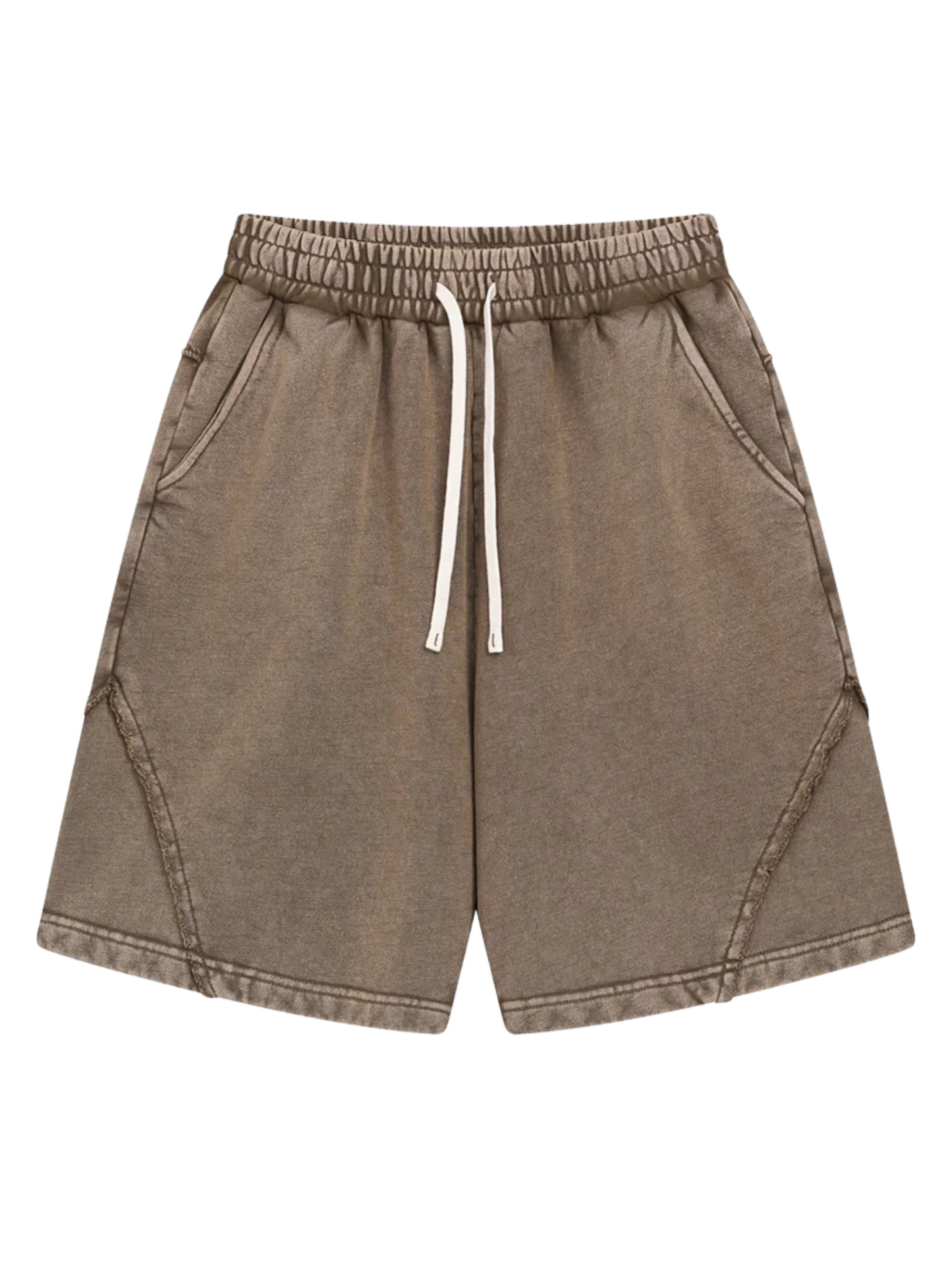 "WASHED AND DISTRESSED" LOOSE SHORTS
