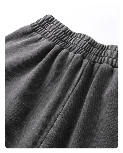 "WASHED AND DISTRESSED" BAGGY SWEATPANTS