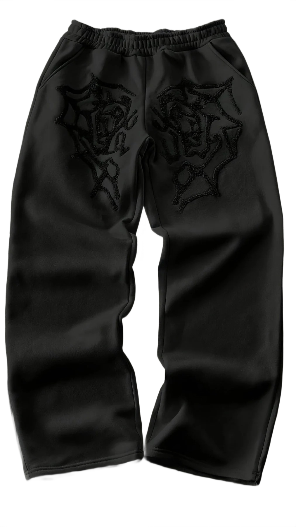 "EMBROIDERY" BAGGY SWEATPANTS