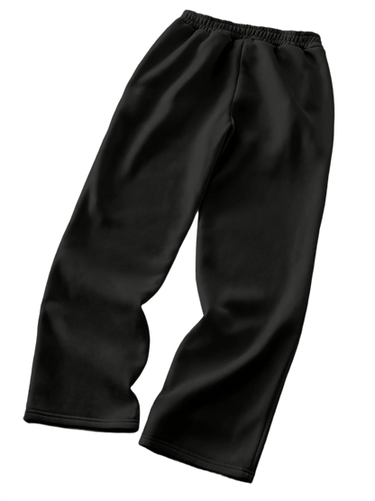 "EMBROIDERY" BAGGY SWEATPANTS