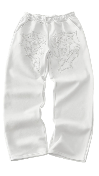 "EMBROIDERY" BAGGY SWEATPANTS