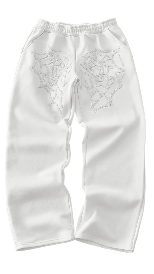 "EMBROIDERY" BAGGY SWEATPANTS