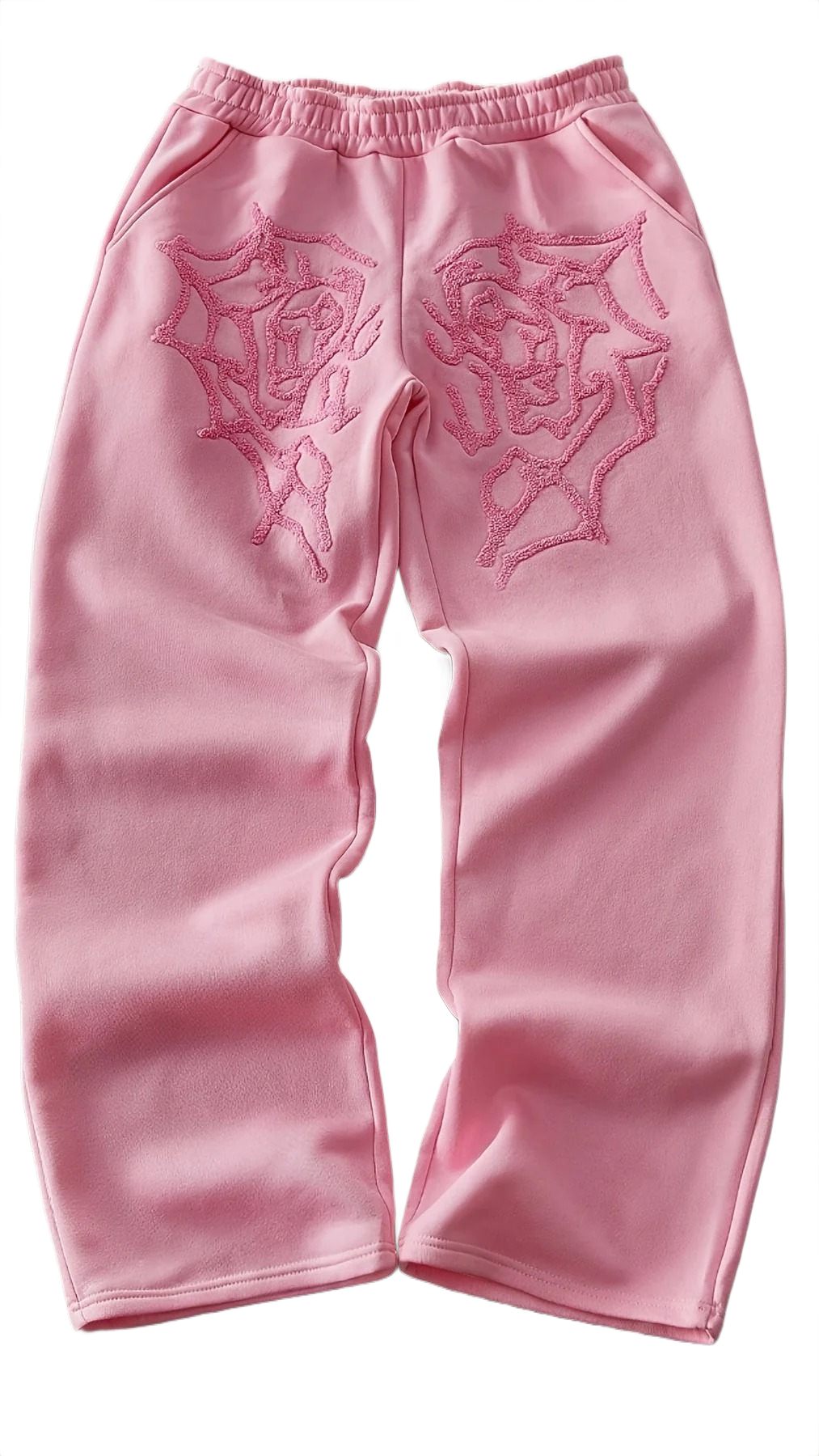 "EMBROIDERY" BAGGY SWEATPANTS